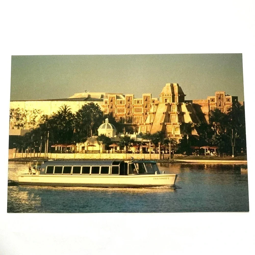 MEXICO Pavilion Friendship Cruise Epcot Walt Disney World 6x4 Postcard